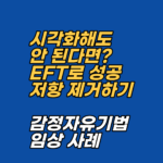 성공을 시각화해도 불안감이 밀려오나요? 'EFT 감정자유기법'을 활용해 무의식의 저항인 '꼬리표'를 제거하고, 성공의 감각을 현실로 정착시키는 5단계 실무 프로세스를 공개합니다.