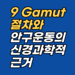 EFT 타점을 두드려도 SUD가 내려가지 않는다면 9 Gamut 절차가 빠진 것입니다. 안구운동의 신경과학적 원리와 실제 세션 변화 수치를 확인하세요.